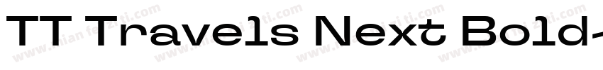 TT Travels Next Bold字体转换